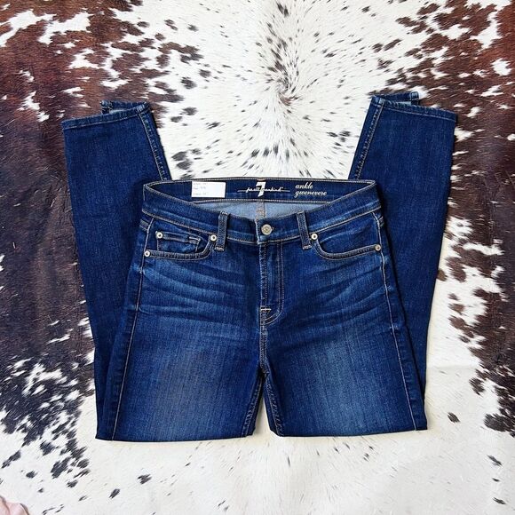 7 for all mankind Ankle Gwenevere Skinny Jeans 26 - Picture 1 of 7